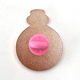 Crafts Rose Gold Plating Badge Pin Metal