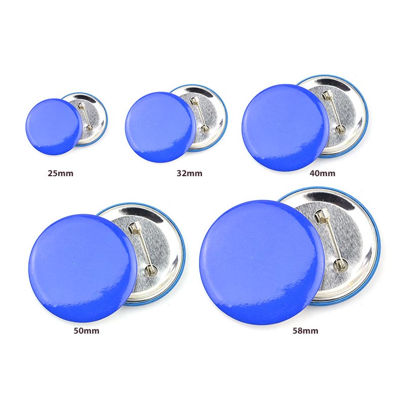 Circular Shaped Pattern Tinplate Badge